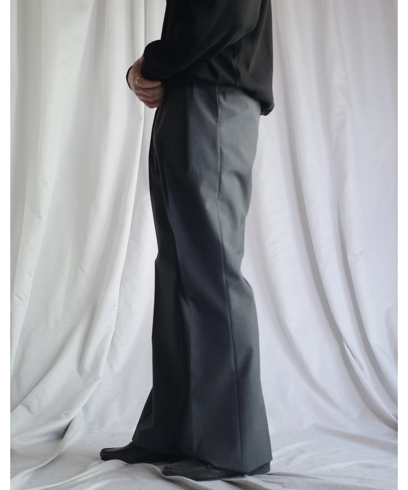 NEAT Wool Poplin Flare -Gray | DAMAGEDONE 2nd