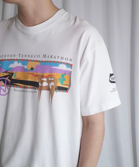 Various White Design Tee -26