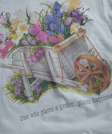 90's Flower Design T-Shirts -6 "Made in USA"