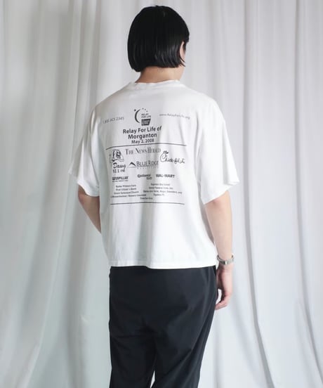 Various White Design Tee -21
