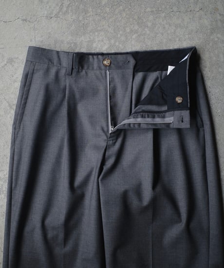 Gambert Tropical Wool Slacks -Medium Gray