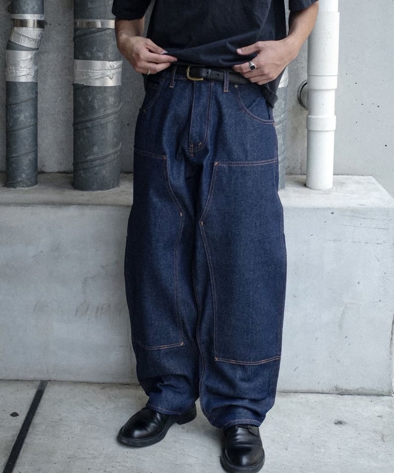 パンツ Prison Blues Double Knee Denim Work Jean Prison Blues Double Knee Denim Work Jean / Rig