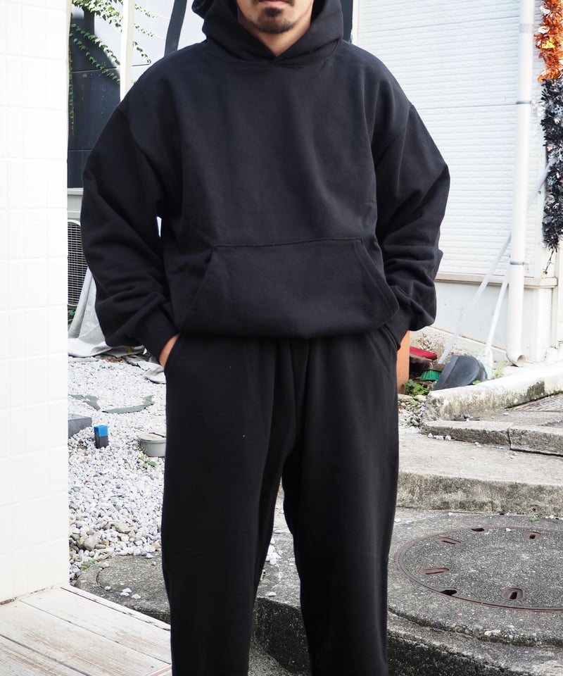 トップス Los Angeles Apparel 14oz Black Hoodie Los Angeles Apparel 14oz Sweat Hooded Pullover