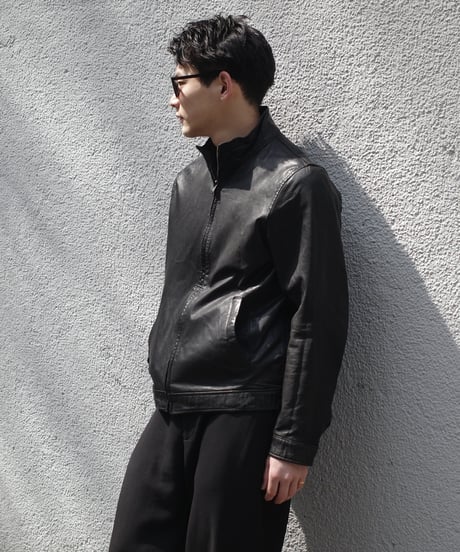 DKNY Leather/Nylon Reversible Jacket