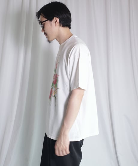 00's Flower Design T-Shirts -33