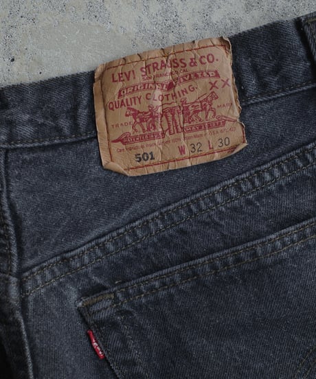 90's Levi’s 501 先染め Black "Made in USA" -1
