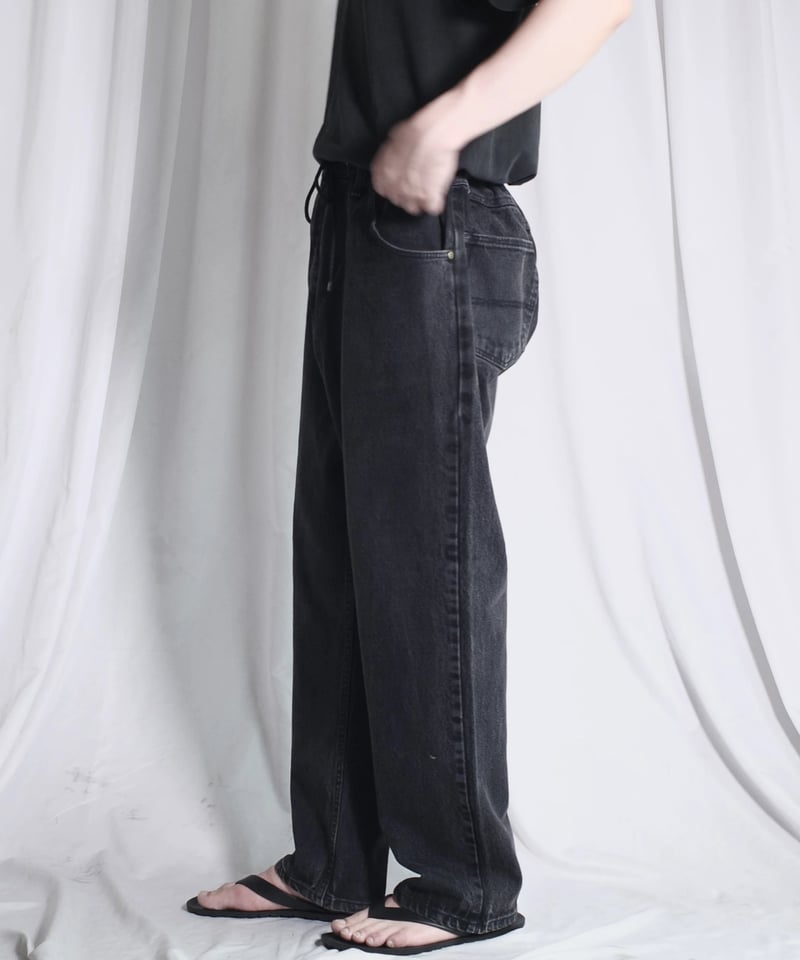 Wrangler Remake Black Denim -4 | DAMAGEDONE 2nd