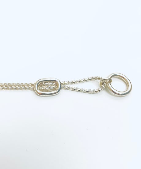 meian sterling silver "rudder" bracelet