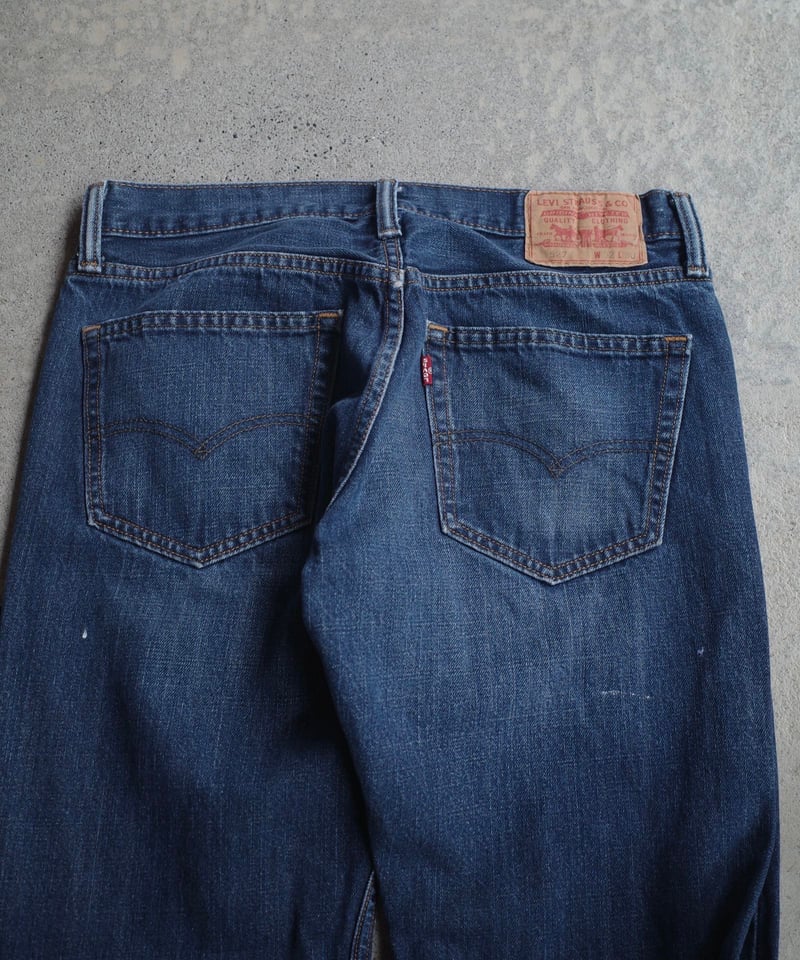 00's Levi's 527 Low Boot Cut -5 - 実寸 W33 / L28