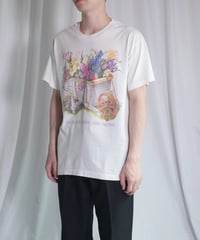 90's Flower Design T-Shirts -6 "Made in USA"