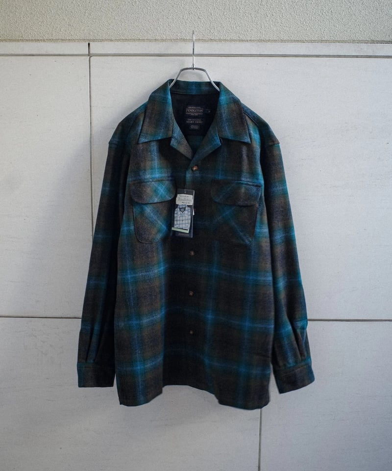 Pendleton Board Shirt Teal/Charcoal Ombre | DAM