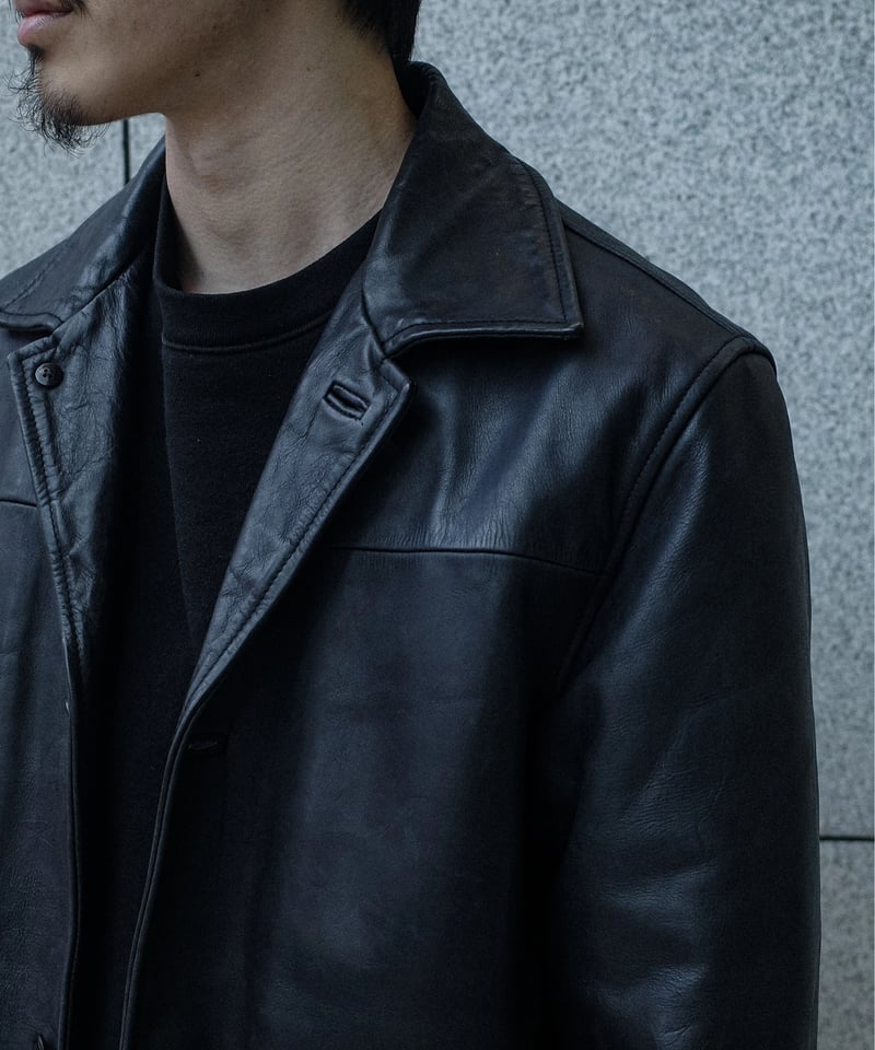 OLD GAP Leather Car Coat -7 | DAMAGEDONE 2nd