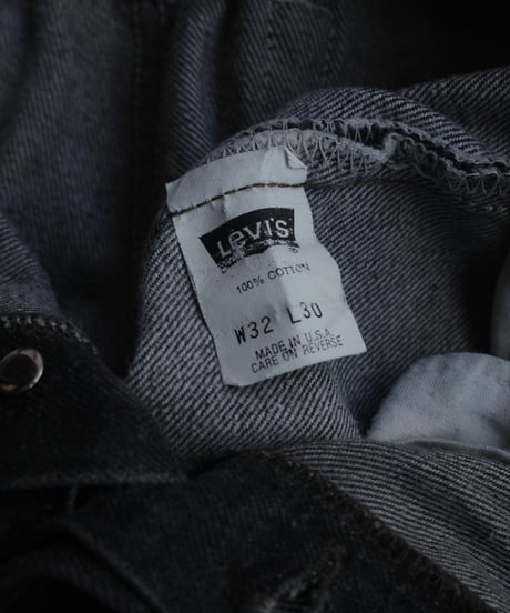 90's Levi’s 501 先染め Black "Made in USA" -1
