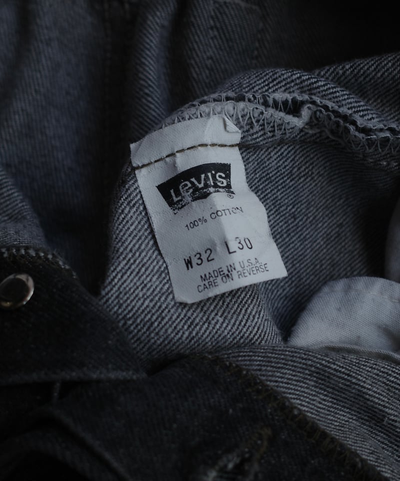 90's Levi's 501 先染め Black 