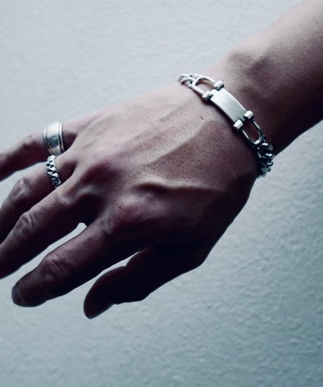 meian sterling silver "mex ID" bracelet
