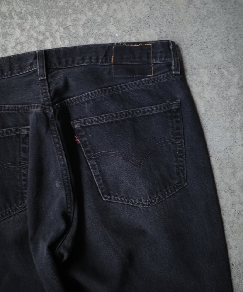00's Levi's 501 Black Denim Pants #4 Made in Me