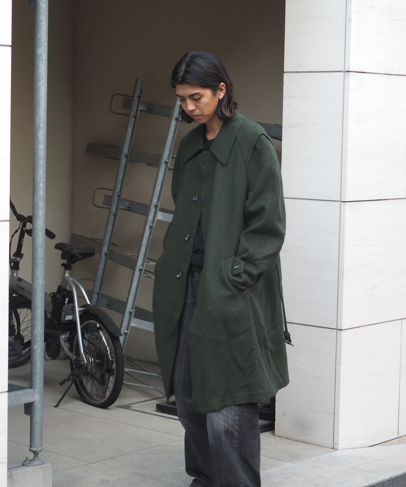 Old Loden Coat Olive -5 | DAMAGEDONE 2nd