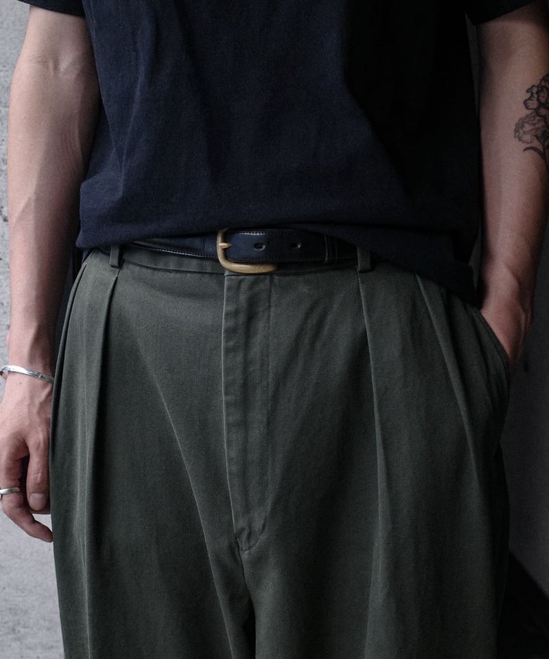 パンツ NEAT CHINO 25AW FADE OLIVE 46 NEAT NEAT Chino - FADE OLIVE - PURAS