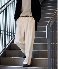 SEABEES × DAMAGEDONE2ND Flat Front Slacks -2color