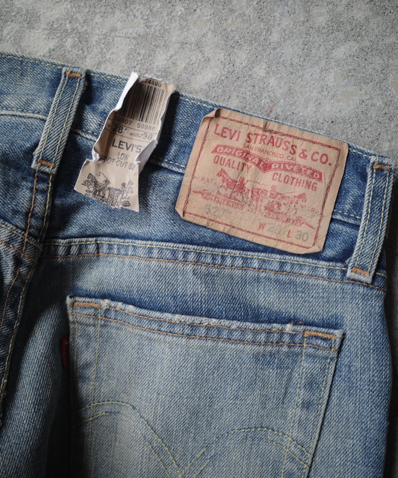 00s Deadstock Levi's 527 Denim Pants Low Boot C