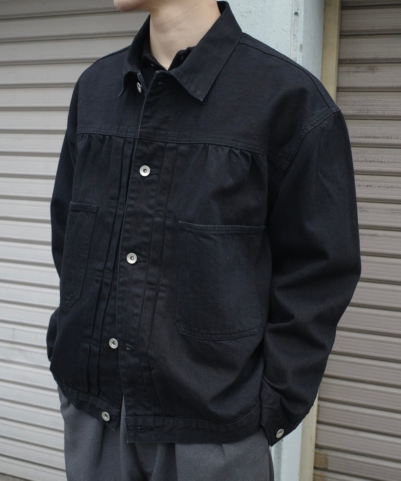 Porter Classic Steinbeck Denim Jacket -Black |