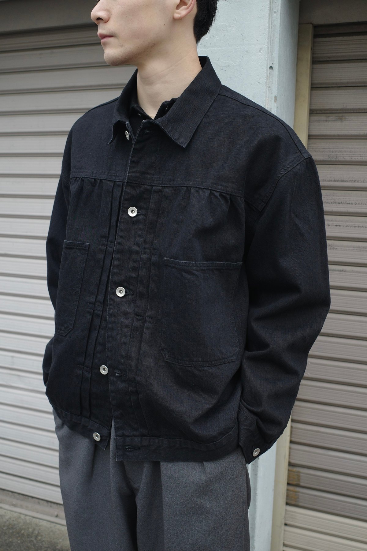 Porter Classic Steinbeck Denim Jacket -Black |