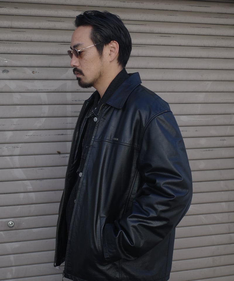 Ben Sherman single leather jacket | DAMAGEDONE 2nd