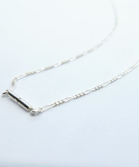 meian sterling silver "FIGARO S" chain necklace #013