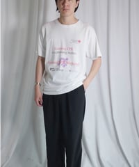Various White Design Tee -11