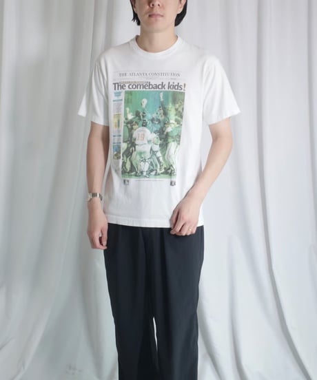 Various White Design Tee -14 Made in USA