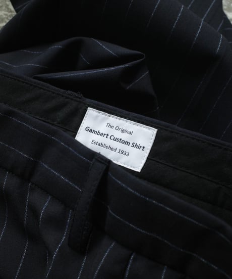 Gambert Tropical Wool Slacks -Medium Gray