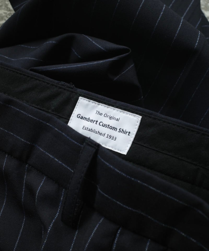 Gambert Tropical Wool Slacks -Medium Gray | DAM