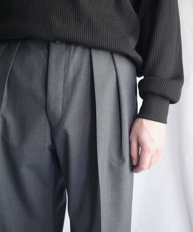 NEAT Wool Poplin Wide -Gray | DAMAGEDONE 2nd