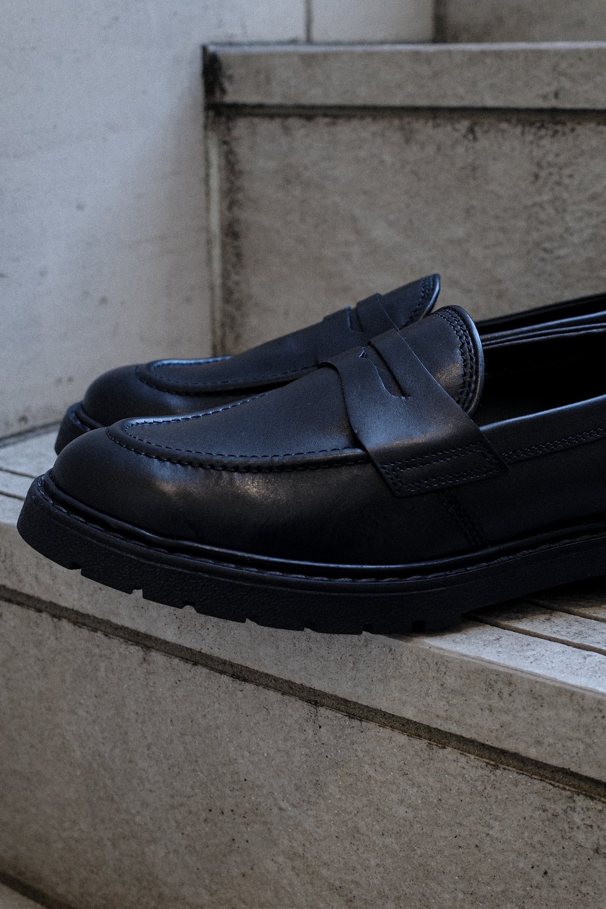 ど*ん様 Marks＆Spencer レザーペニーローファー デッドストック未使 Marks & Spencer Calf Leather Penny Loafer | DAM