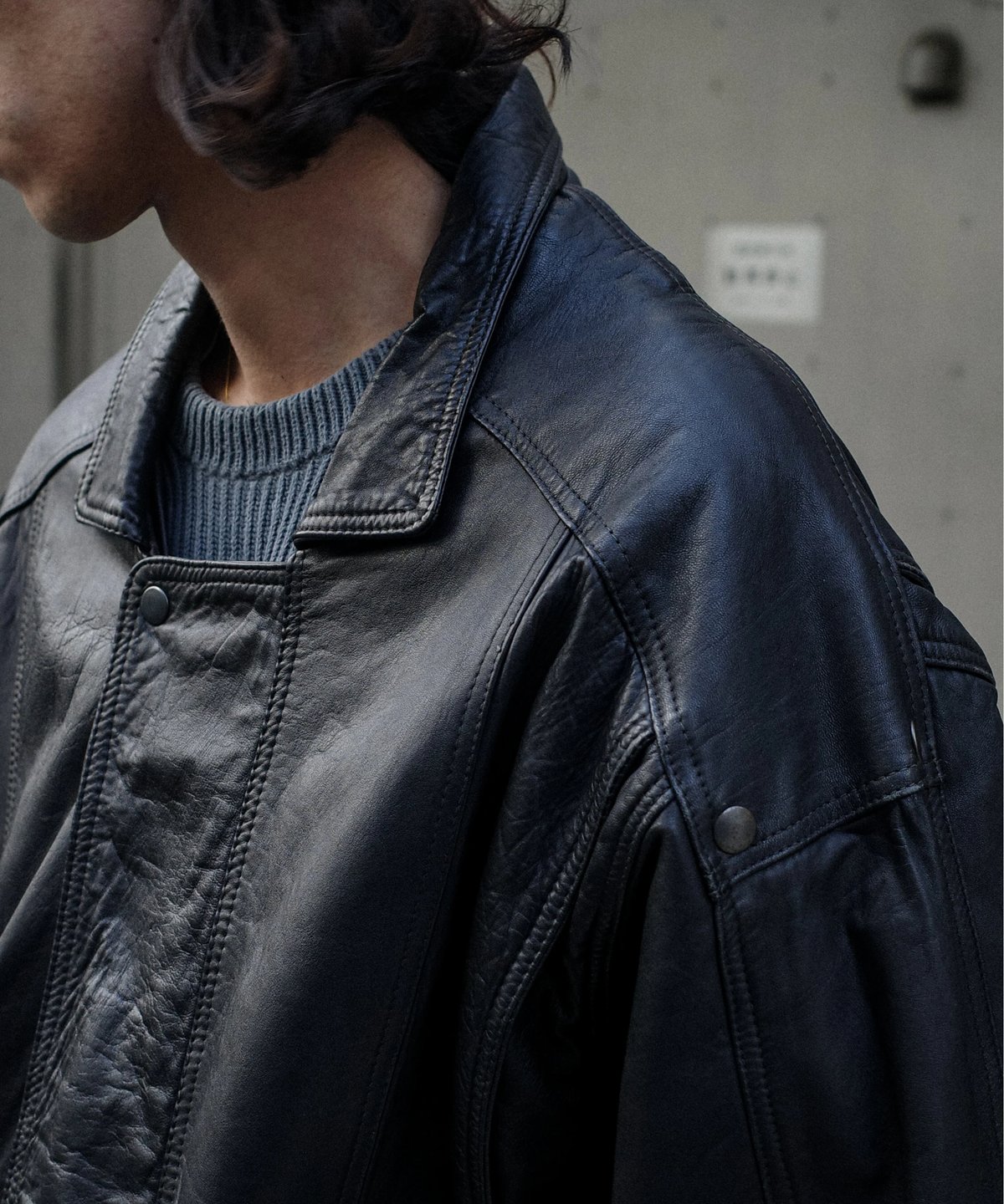 Euro Leather Short Blouson -8 | DAMAGEDONE 2nd