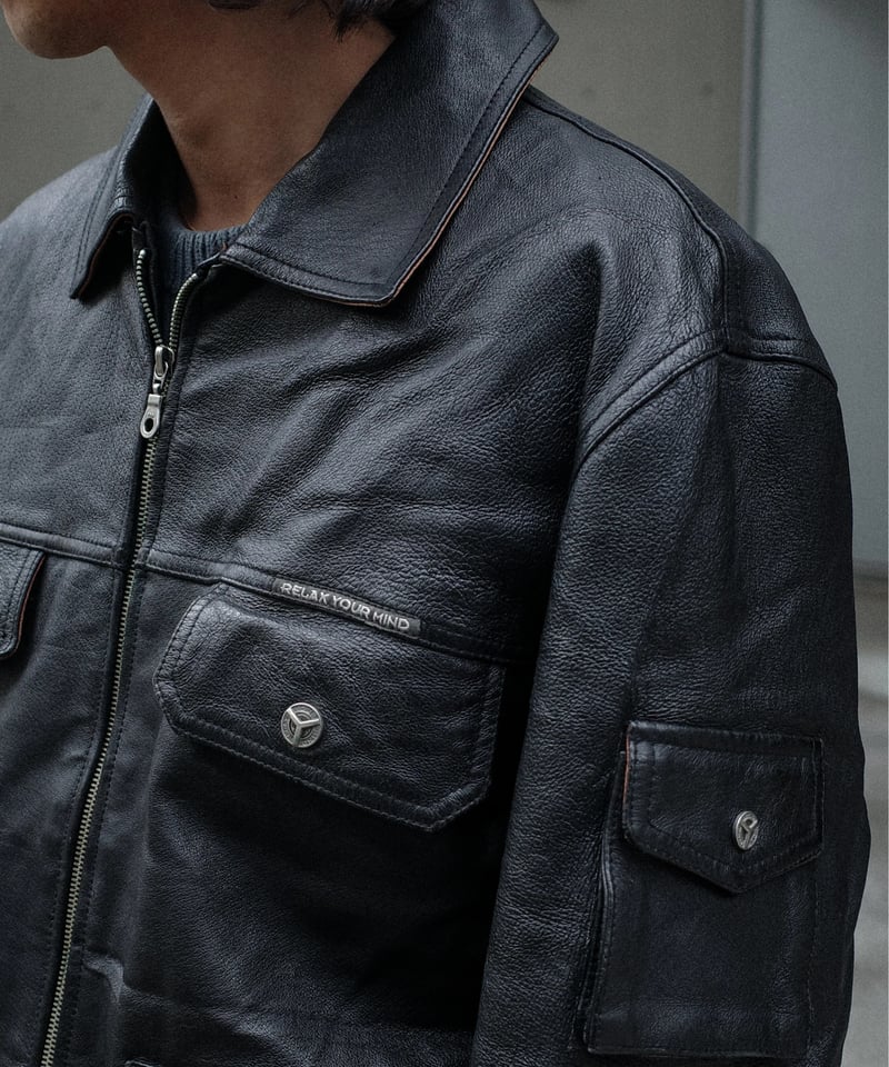 Euro Leather Short Blouson -1 | DAMAGEDONE 2nd