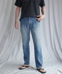 87s Levi's 501 Indigo Blue Cut Off  -1   "Made in USA" - 実寸 W32 /  L30