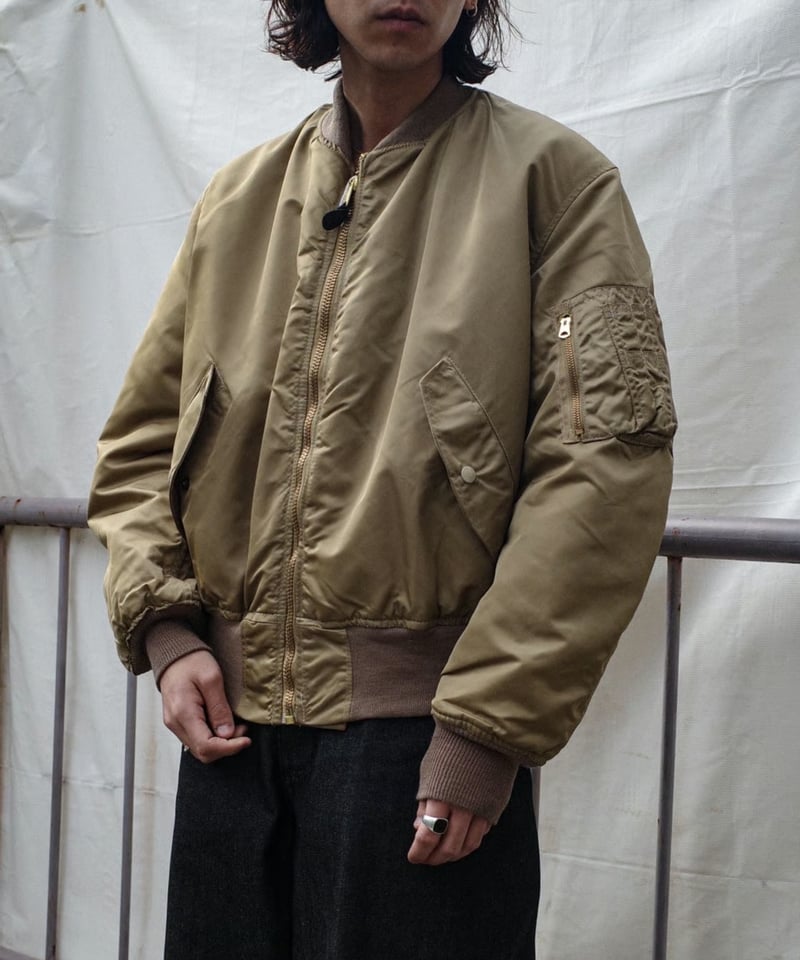 ジャケット・アウター Deadstock GREENBRIER MA-1 Flight Jacket DEADSTOCK GREENBRIER MA-1 FLIGHT JACKET | DAMAG