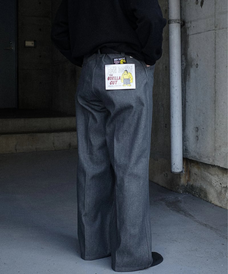 Ben Davis Gorilla Cut Denim Pants -Charcoal | D