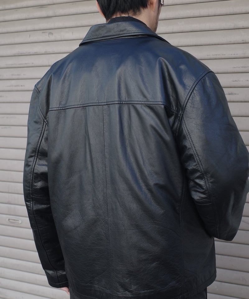 Ben Sherman single leather jacket | DAMAGEDONE 2nd
