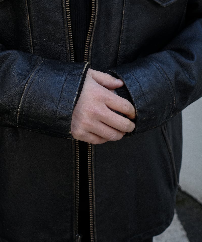 OLD GAP Leather Jacket -1 | DAMAGEDONE 2nd