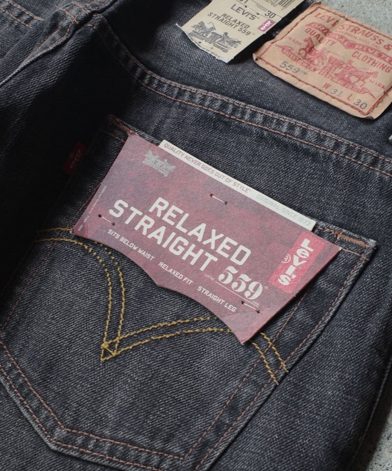 Deadstock Levi's 559 Denim Pants -Black #1274 |