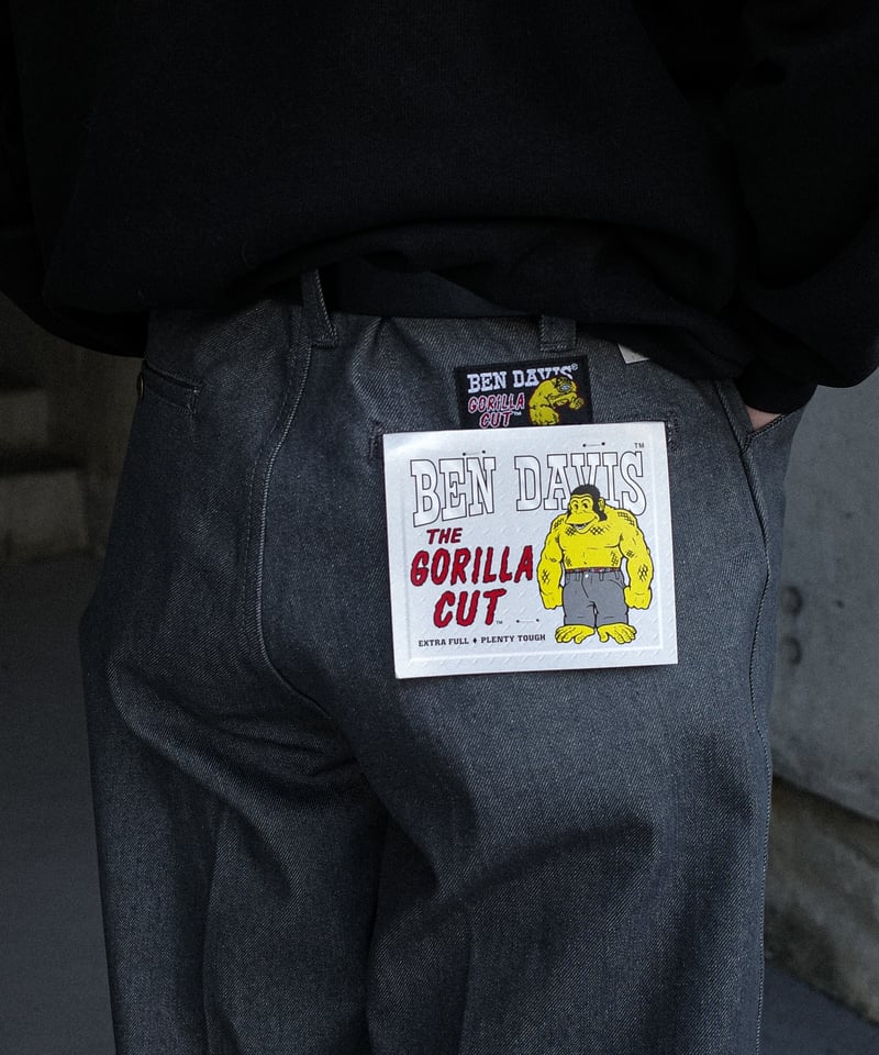 Ben Davis Gorilla Cut Denim Pants -Charcoal | D