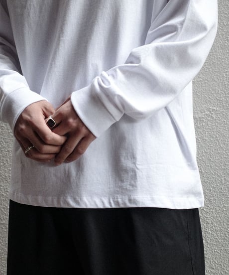 Screen Stars Basic L/S Tee - White / Black