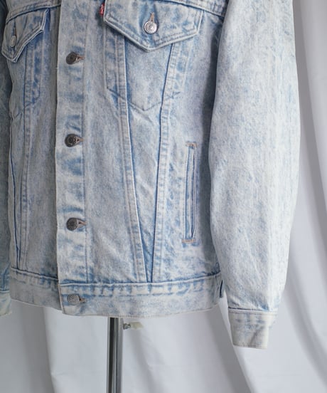 80-90's Levi's 57508 Chemical Wash Denim Jacket -Made in USA