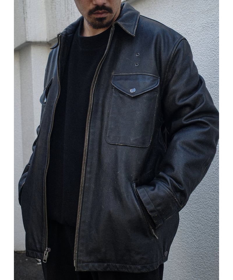 OLD GAP Leather Jacket -1 | DAMAGEDONE 2nd