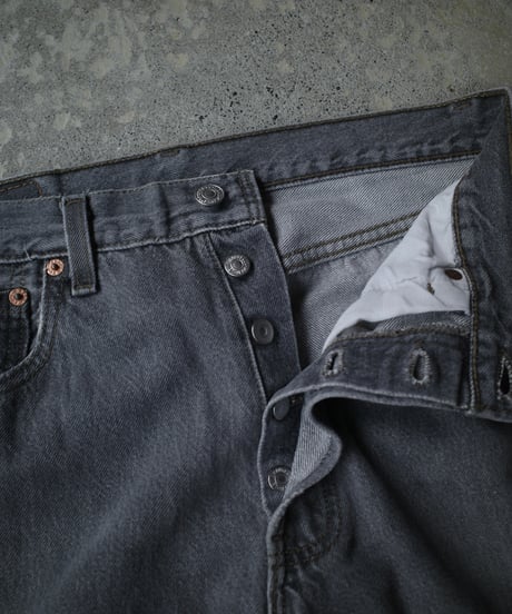 97's Levi's 501 先染めBlack Denim Pants #2 Made in USA