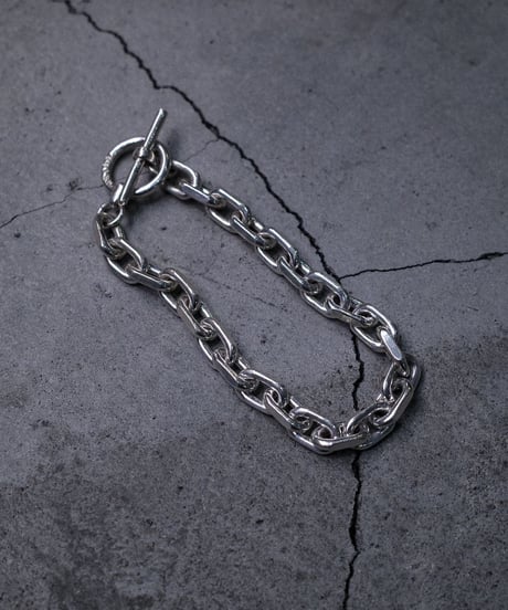 meian sterling silver "block chain" bracelet