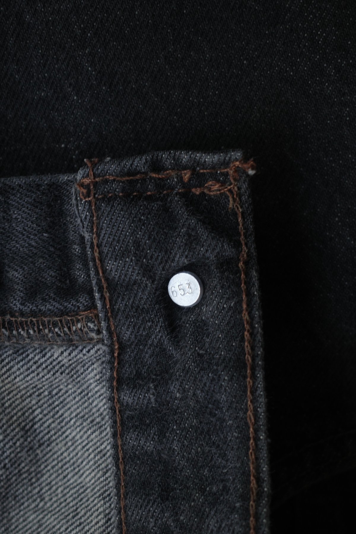 リーバイス501（先染めブラック）653工場　made in usa USA製 90's Levi's 501 先染め Black 