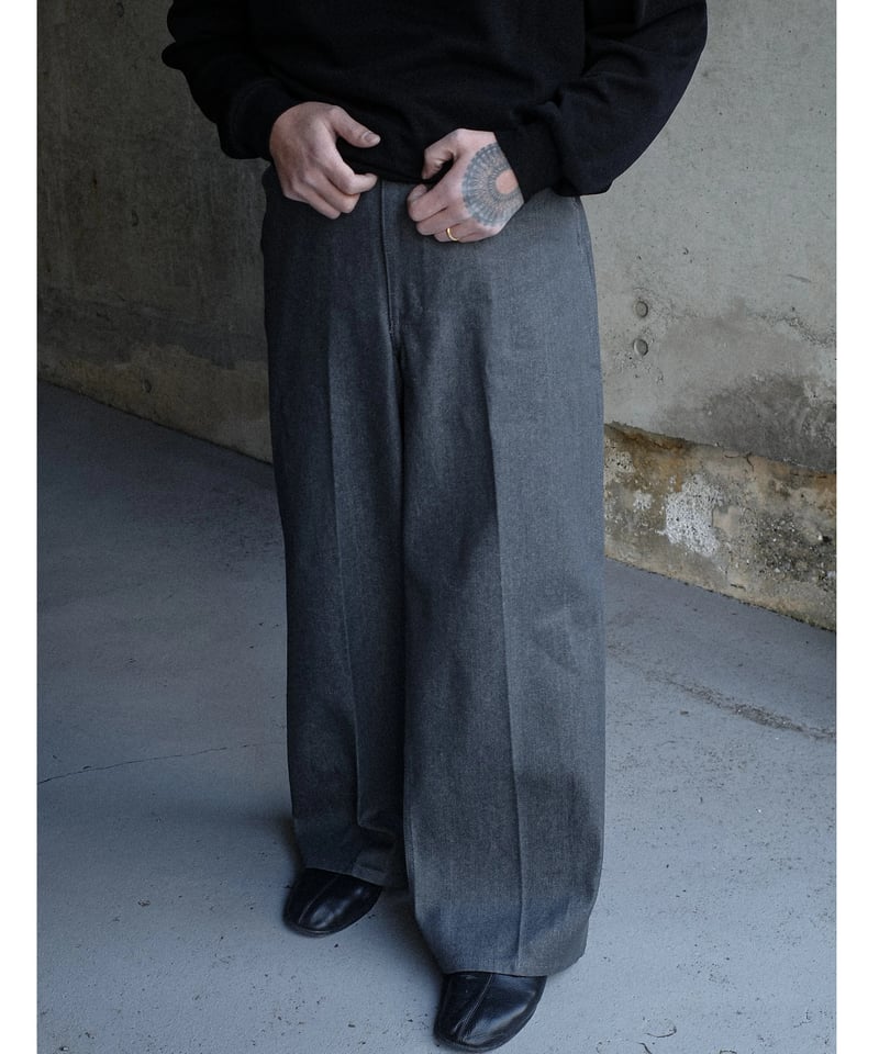 Ben Davis Gorilla Cut Denim Pants -Charcoal | D